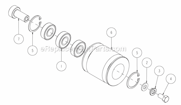 Page G Diagram and Parts List for MK-4024KB  MK Diamond Concrete Saw